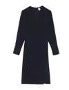 Ines De La Fressange Robe Blida Bleu Marine