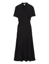 Ines De La Fressange Robe Cerise Longue Bleu Marine
