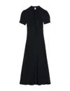 Ines De La Fressange Robe Cerise Noire Originale In Black