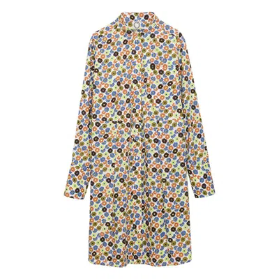 Ines De La Fressange Robe Chemise Martina À Fleurs Coton