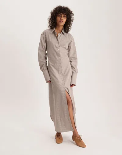 Ines De La Fressange Robe Douglas En Coton In Gray