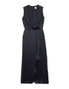 Ines De La Fressange Robe Elsa Soie Marine
