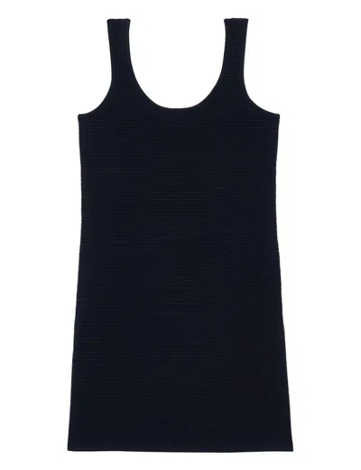 Ines De La Fressange Robe En Maille Martha Navy