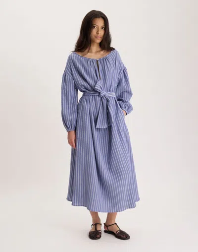 Ines De La Fressange Robe Livia En Coton In Multi