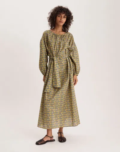 Ines De La Fressange Robe Livia En Coton In Multi