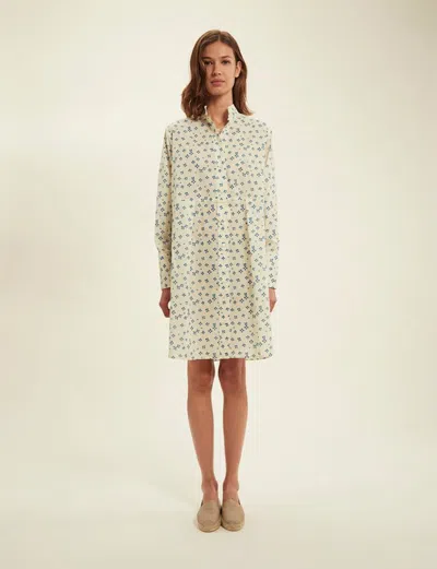 Ines De La Fressange Robe Martina Lucky Blue