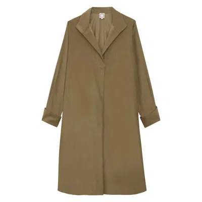 Ines De La Fressange Robe Noella En Coton In Brown