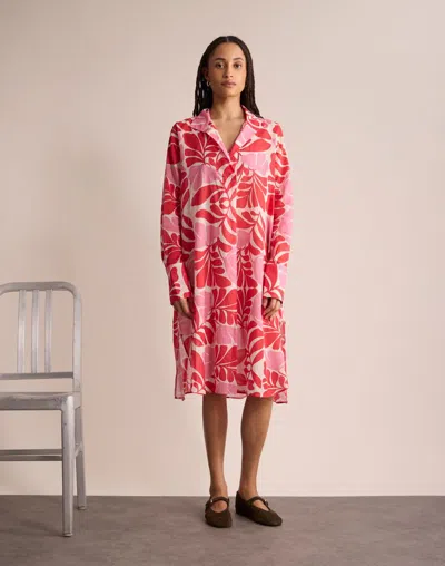 Ines De La Fressange Robe Noella En Coton In Multi