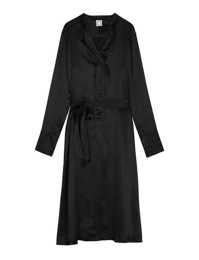 Ines De La Fressange Robe Orchidée Noire In Black