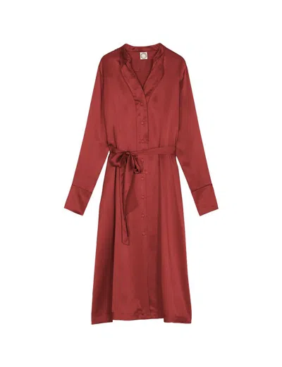 Ines De La Fressange Robe Orchidée Rouge