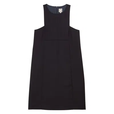 Ines De La Fressange Robe Polly En Laine In Blue