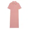 Ines De La Fressange Robe Romane En Coton Bio Rouge