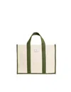 Ines De La Fressange Sac Cabas Alicia  Kaki Taille M