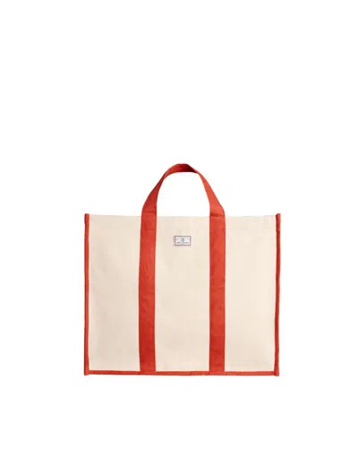 Ines De La Fressange Sac Cabas Alicia Rouge Taille L