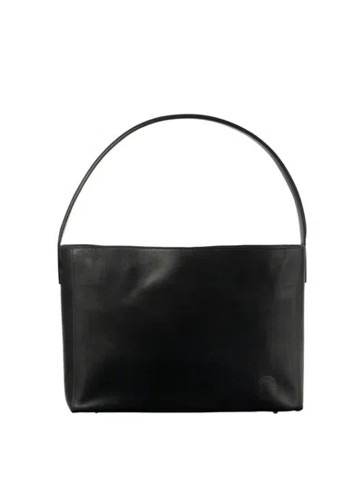Ines De La Fressange Sac Cabas Cuir Léonore Grand Format Noir