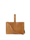 Ines De La Fressange Sac Cabas Cuir Léonore Petit Format Camel
