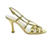 Ines De La Fressange Sandale À Lanières Cuir Doré In Gold