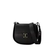 Ines De La Fressange Sleek And Timeless Senda Shoulder Handbag In Camel Leather In Black