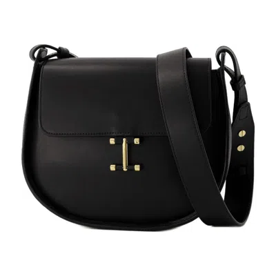 Ines De La Fressange Senda Shoulder Bag In Black