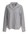Ines De La Fressange Top Noa En Coton Bleu In Blue