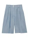 Ines De La Fressange Short Odette Bleu In Blue