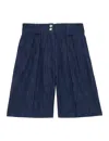 Ines De La Fressange Short Odette En Coton In Blue