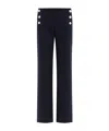 Ines De La Fressange Gabriel Trousers Blue In Black