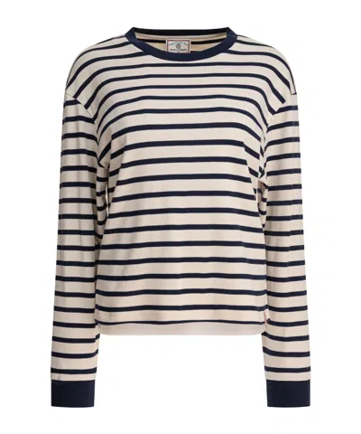 INES DE LA FRESSANGE INES DE LA FRESSANGE STRIPED LONG SLEEVE TOP