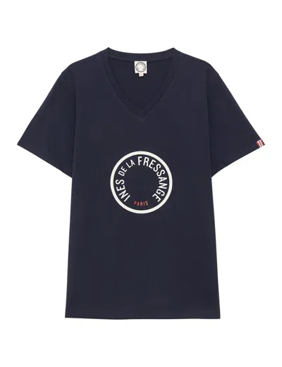 Ines De La Fressange T-shirt Aurore Bleu Marine/blanc