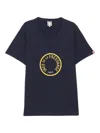 Ines De La Fressange T-shirt Aurore Bleu Marine/jaune In Blue