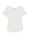 Ines De La Fressange T-shirt Lison En Lin Écru
