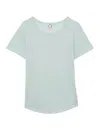 Ines De La Fressange T-shirt Lison En Lin Turquoise