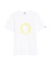 Ines De La Fressange T-shirt Oscar Logo Jaune In White