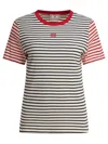 Ines De La Fressange Striped Ribbed Top