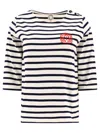 Ines De La Fressange Paris Woman T-shirt Midnight Blue Size Xs Cotton In Blue