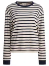 Ines De La Fressange Blue Cotton T-shirt In Multi