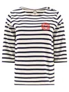 Ines De La Fressange Paris Woman T-shirt Midnight Blue Size Xs Cotton In Blue