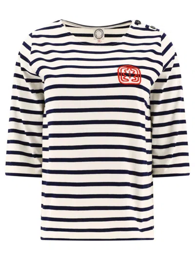 Ines De La Fressange Paris Woman T-shirt Midnight Blue Size Xs Cotton