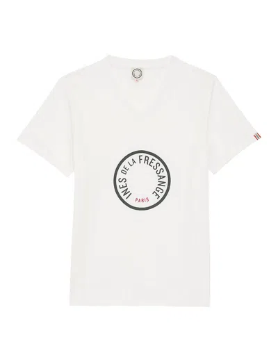 Ines De La Fressange Tee Shirt Aurore Col V Kaki