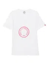 Ines De La Fressange Tee Shirt Col V Aurore Rose