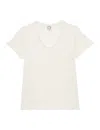 Ines De La Fressange Tee Shirt Katalina In White