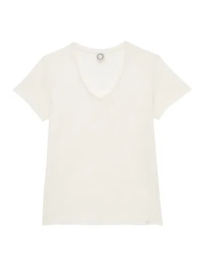 Ines De La Fressange Tee Shirt Katalina In White