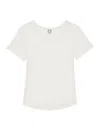 Ines De La Fressange T-shirt Lison En Lin Écru