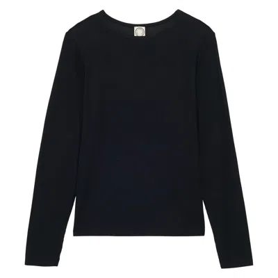 Ines De La Fressange Tee Shirt Manches Longues Cindy Noir