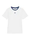 Ines De La Fressange Tee Shirt Paul Coton Bio Blanc In White