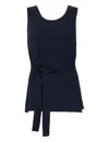 Ines De La Fressange Top Albane Navy In Blue