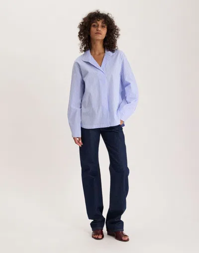 Ines De La Fressange Top Noa In Blue