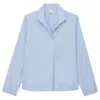 Ines De La Fressange Top Noa En Coton In Blue