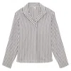 Ines De La Fressange Top Noa En Coton Bleu In Gray