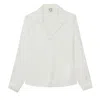 Ines De La Fressange Top Noa En Viscose Recyclée In White